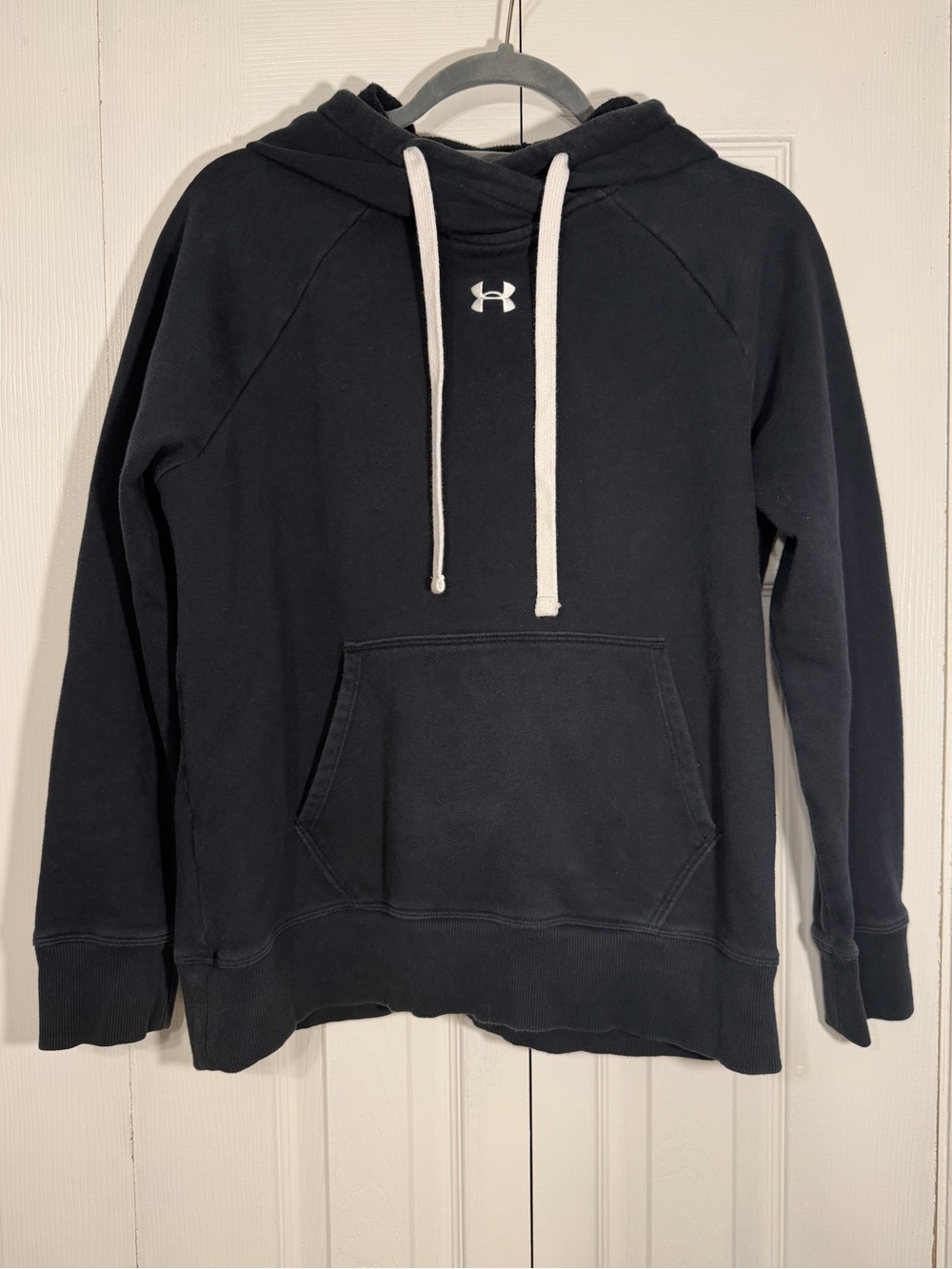 Under Armour Fleece Pullover Hoodie Medium Black